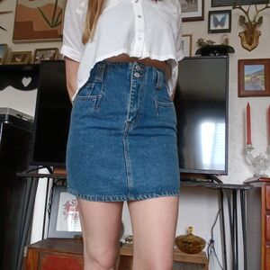 Vintage Jordache denim skirt